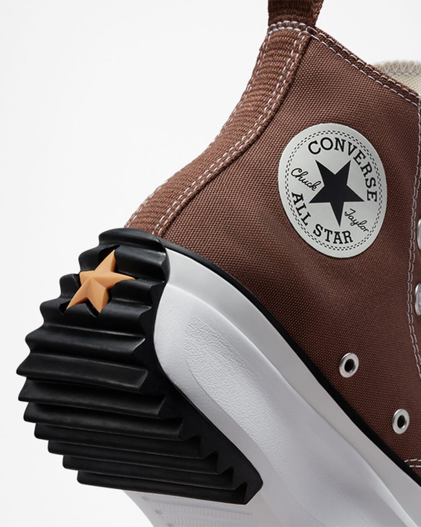 Pantofi Platforma Barbati Converse Run Star Hike Inalti Maro Negrii Albi | RO CGLH13801